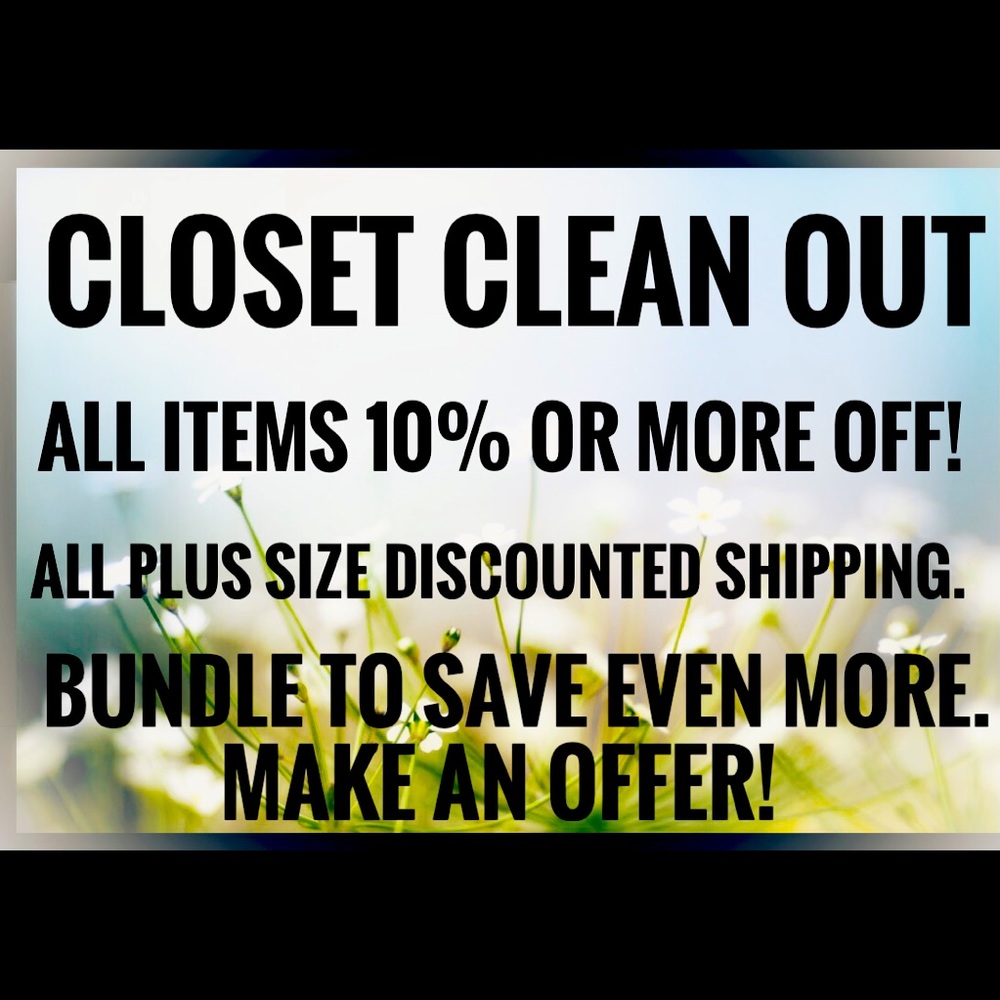 Help me make some space with deals for you!